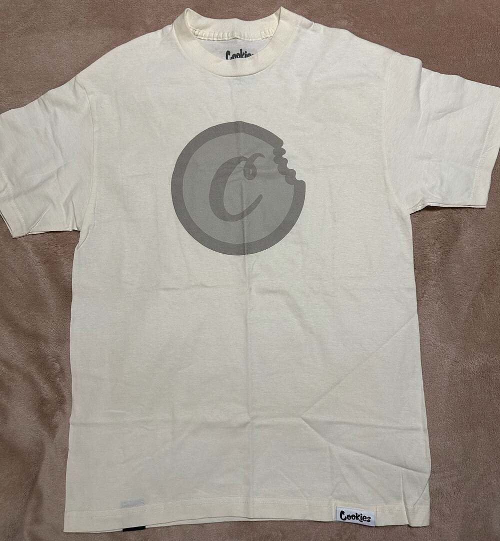 NWOT Cookies SF Original Thin Mint Logo T-Shirt Cream Size M
